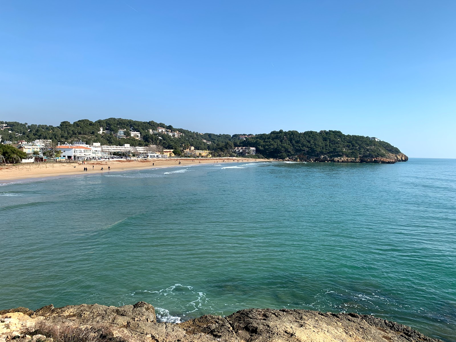 Foto di Platja de la Mora con molto pulita livello di pulizia