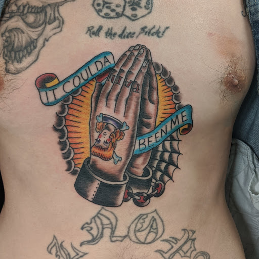 Explore sealife tattoo ideas, creative tattoo ideas in New Bern, available at Ol Skool Tattoos