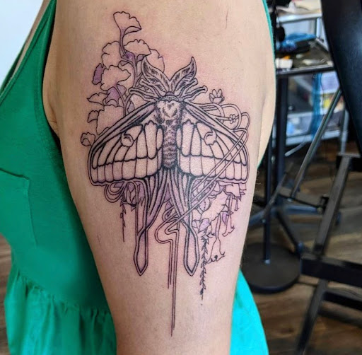 Explore inner arm cover up tattoo ideas, creative tattoo ideas in Rogers, available at Frisco Tattoo