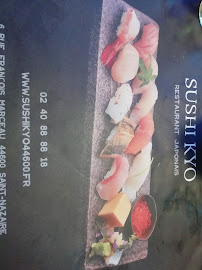 Menu du Sushi kyo à Saint-Nazaire