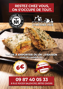 Restauration rapide Mister Tacos Givors à Givors (la carte)