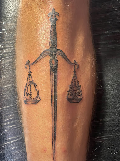 Explore butcher tattoo ideas, creative tattoo ideas in Plattsburgh, available at Ink by Lace LLC