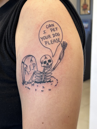 Explore fork tattoo ideas, creative tattoo ideas in Twentynine Palms, available at Adobe Tattoo