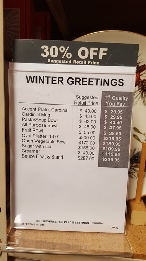 Outlet Store «Lenox Factory Outlet», reviews and photos, 402 E Main St, Mt Pleasant, PA 15666, USA