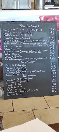 Restaurant Snack La Cabane Chez Monique à Saint-Raphaël (le menu)