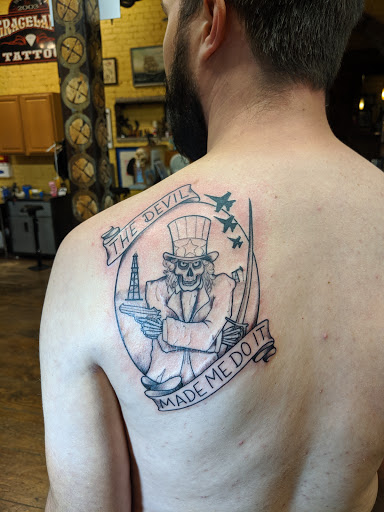 Explore archangel michael tattoo ideas, creative tattoo ideas in Wappingers Falls, available at Graceland Tattoo