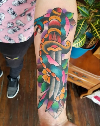 Explore mens tattoo sleeve ideas, creative tattoo ideas in Pittsburgh, available at Atlas and Anchor Tattoo