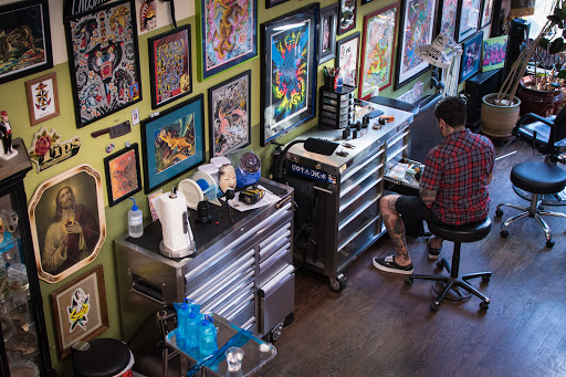 Tattoo Shop «Landmark Tattoo», reviews and photos, 609 E 13th Ave, Denver, CO 80203, USA