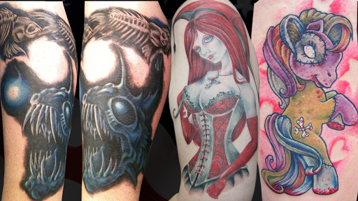 Find breast tattoo ideas for females for your next unique tattoo in Crystal River at Americas Best Tattoos