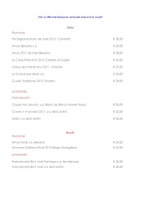 Santisè | Cucina Contemporanea à San Desiderio menu