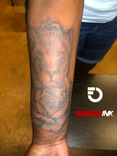 Explore ocean tattoo ideas black and white, creative tattoo ideas in Hammond, available at Famous Ink, Inc.