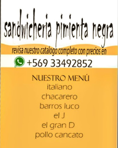Sandwicheria pimienta negra - Puerto Varas