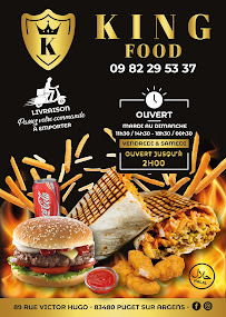 Aliment-réconfort du Restauration rapide KING FOOD snack tacos burger kebab à Puget-sur-Argens - n°7