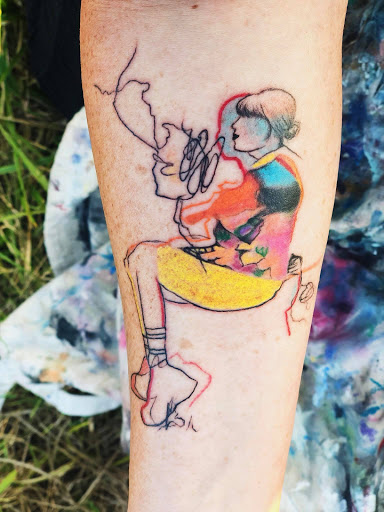 Explore tangled tattoo ideas, creative tattoo ideas in Tahlequah, available at Hagstone Tattoo Parlour