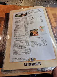 Menu / carte de Fiege Hans Café Bistro à Teublitz