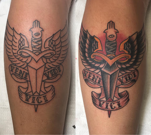 Explore fairy tail tattoo ideas, creative tattoo ideas in Orange Park, available at All Aces Tattoo and Body Piercing LLC