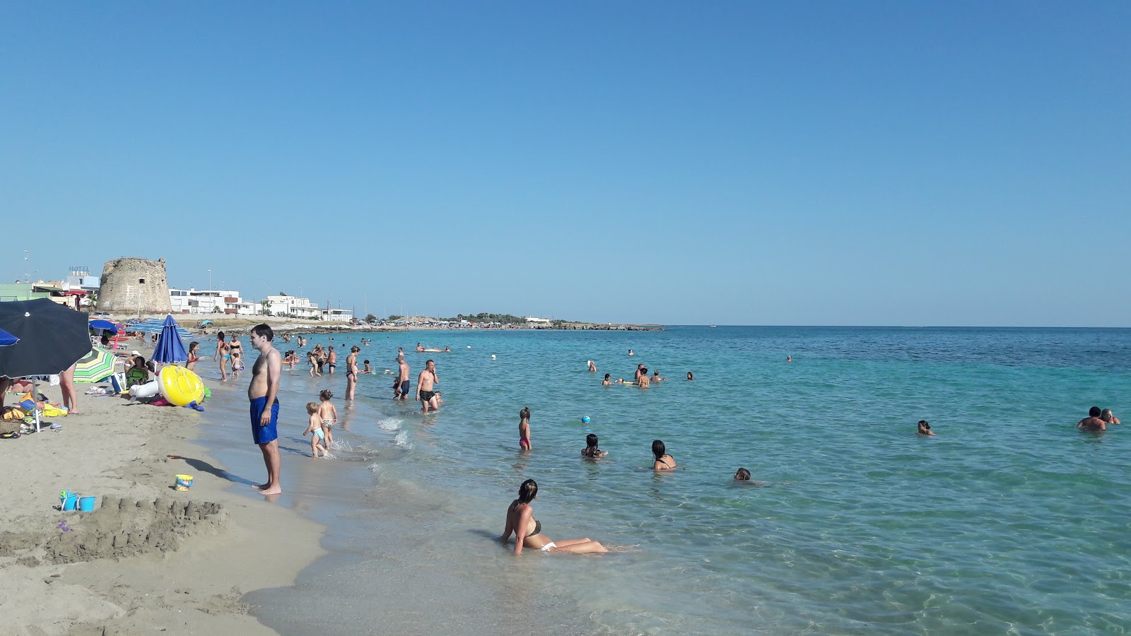Foto von Spiaggia di Torre Mozza mit sehr sauber Sauberkeitsgrad