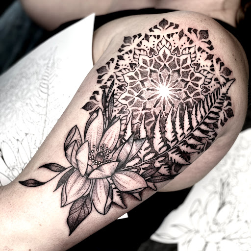 Explore great forearm tattoo ideas, creative tattoo ideas in Savannah, available at tattoos by delan