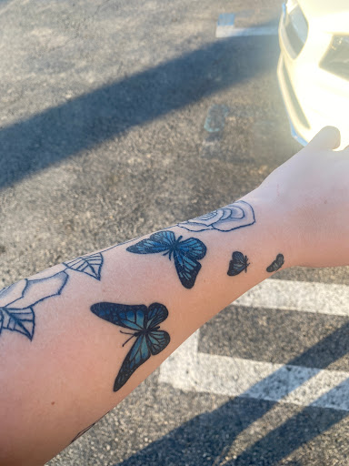 Explore texas longhorn tattoo ideas, creative tattoo ideas in Miami, available at Black Web Ink Miami