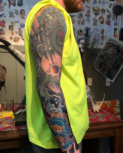 Explore simple halloween tattoo ideas, creative tattoo ideas in Kingsford, available at Deft Tattoo Studio