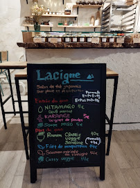 Restaurant Lacigne à Paris (la carte)