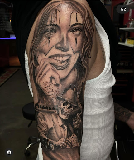 Explore back of the leg tattoo ideas, creative tattoo ideas in Arvada, available at Industry Ink Tattoo