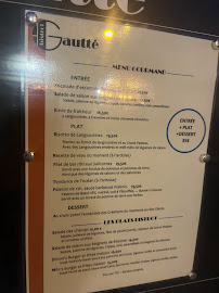 Restaurant Bistrot Gautté à Saint-Gilles-Croix-de-Vie (le menu)