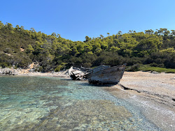 Foto von Agalipa Shipwreck Beach, Skyros befindet sich in natürlicher umgebung