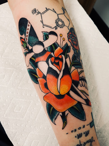 Explore native american sleeve tattoo ideas, creative tattoo ideas in Concord, available at Sterling Tattoo Club