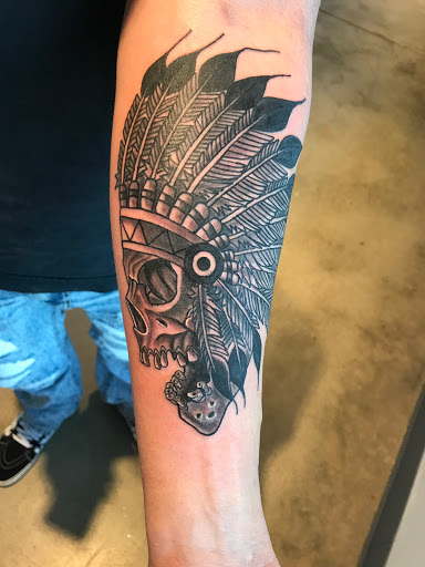 Explore army veteran tattoo ideas, creative tattoo ideas in Atlanta, available at Empyrean Tattoo Studio