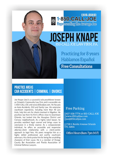 Criminal Justice Attorney «The 850 CALL JOE Law Firm», reviews and photos