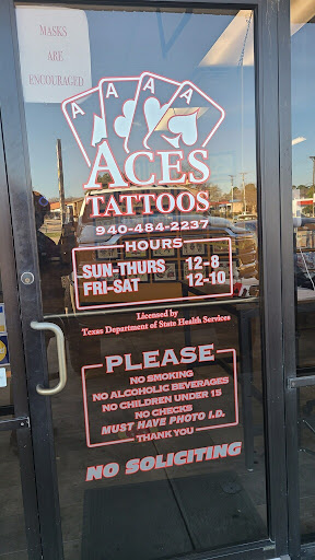 Tattoo Shop «Aces Tattoos», reviews and photos, 1776 Teasley Ln, Denton, TX 76205, USA