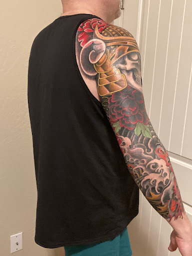 Explore eclipse tattoo ideas, creative tattoo ideas in Austin, available at Black Swan Tattoo Company