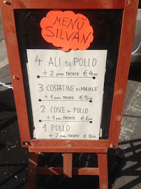 Menu / carte de Pizzeria Bar Silvan Raffaele Di Pietro à Chieti