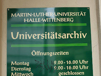 Universitätsarchiv der Martin-Luther-Universität