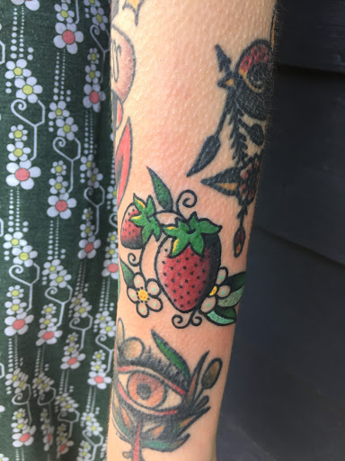 Explore crucifix tattoo ideas, creative tattoo ideas in Sioux Falls, available at Permanent Addictions