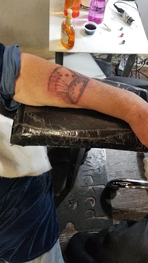 Explore faith over fear tattoo ideas, creative tattoo ideas in Clearfield, available at Frankies Tattoo Parlor