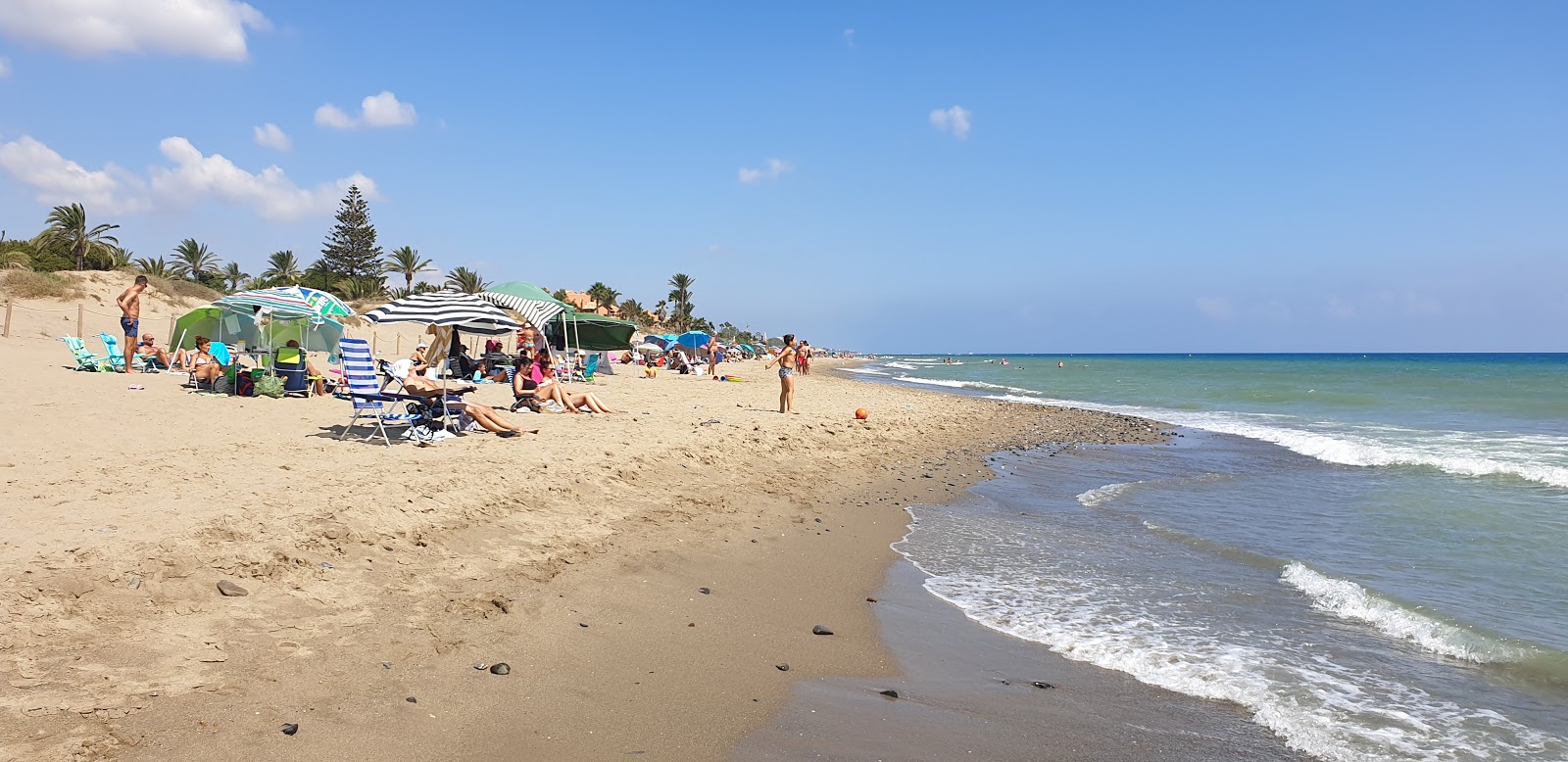 Photo of Playa de los Monteros and the settlement