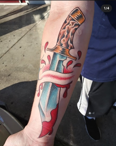 Explore hip tattoo ideas for women, creative tattoo ideas in Stephenville, available at King of Hearts Tattoo (NO PIERCING)