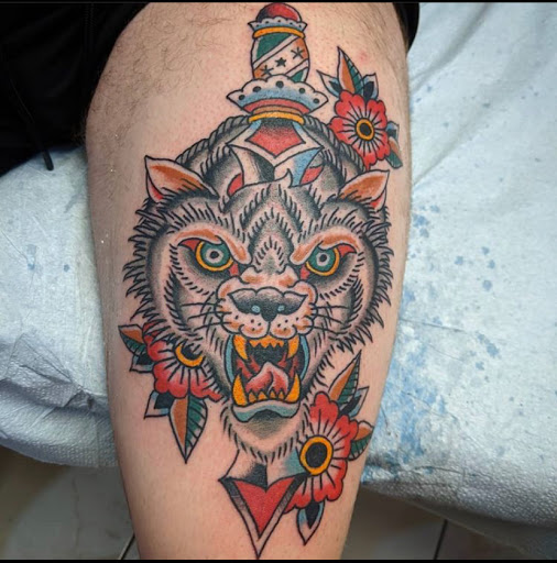 Explore coffin tattoo ideas, creative tattoo ideas in Temple, available at Lucky In Love Tattoo