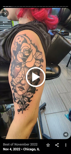 Explore skiing tattoo ideas, creative tattoo ideas in Riverside, available at Darkstar Tattoo CA