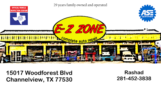 Auto Repair Shop «E-Z ZONE Complete Auto Repair», reviews and photos, 15017 Woodforest Blvd, Channelview, TX 77530, USA