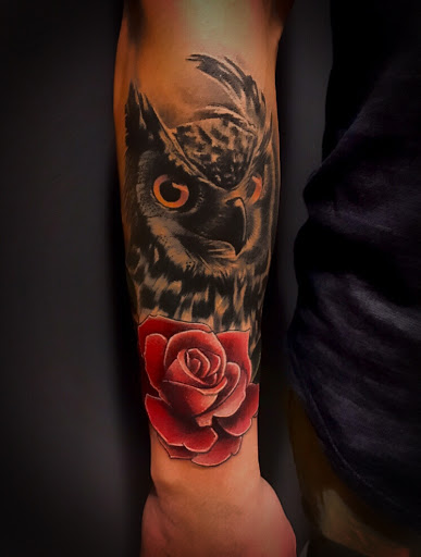 Explore tattoo ideas for back of leg, creative tattoo ideas in Ottawa, available at Forever Inked Tattoo Company