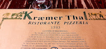 Kraemerthal à Antagnod menu