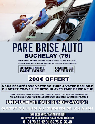 PARE BRISE AUTO à Buchelay