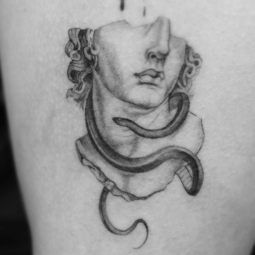 Explore tattoo ideas running, creative tattoo ideas in Garland, available at Infamous Art Studio