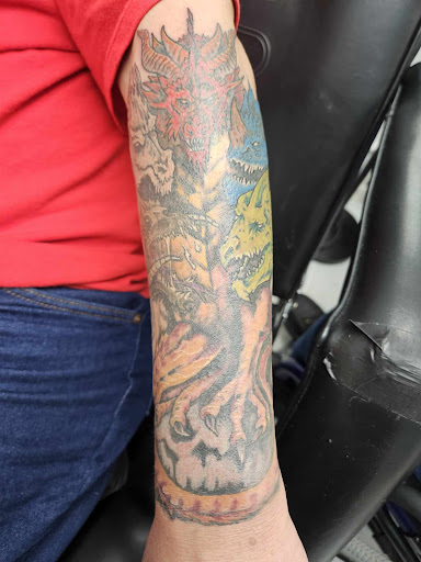 Explore boating tattoo ideas, creative tattoo ideas in Salem, available at Outwest Tattoo and body piercing ,30 years of tattooing,only life time guarantee