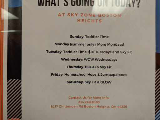 Amusement Center «Sky Zone Trampoline Park», reviews and photos, 6217 Chittenden Rd, Hudson, OH 44236, USA