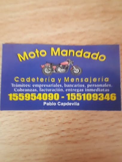 MOTO MANDADO MENSAJERIA