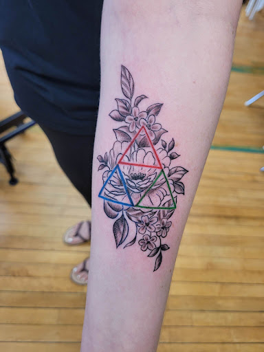 Explore knee surgery tattoo ideas, creative tattoo ideas in Hayward, available at Three Tentacles Tattoo Studio